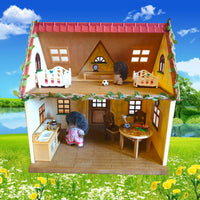 Sylvanian Families Summer Cottage with Hedgehogs