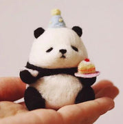 Needle Felting Kit - Birthday Panda