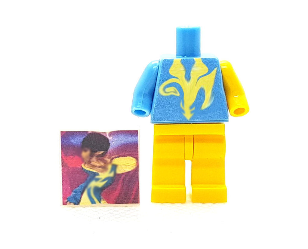 The Prince of pop Yellow Minifigure | Toy | Figure | Outfit