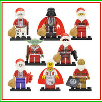 Christmas lego figures, minifigures