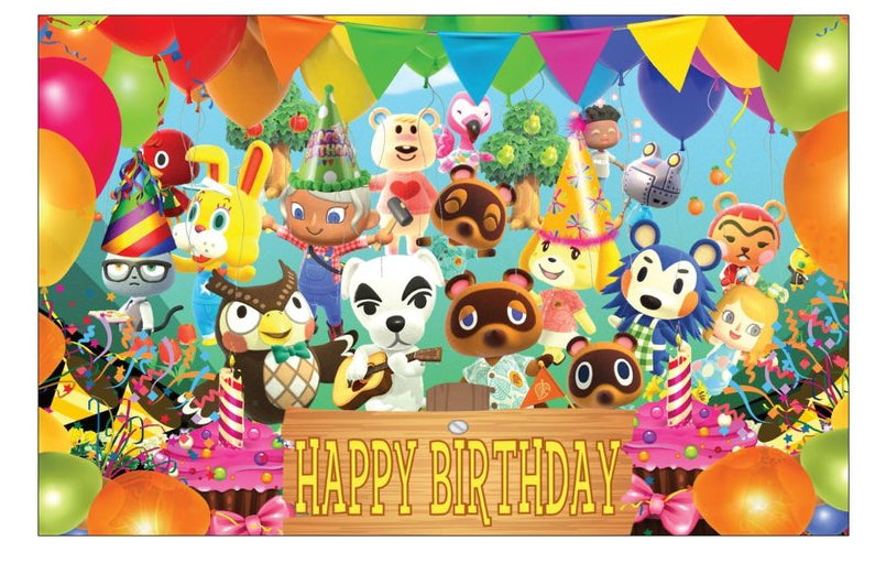 Animal Crossing Birthday Card - Greeting cards