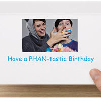 Dan and Phil Birthday Card - Greeting cards